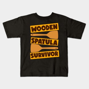 WOODEN SPATULA SURVIVOR Kids T-Shirt